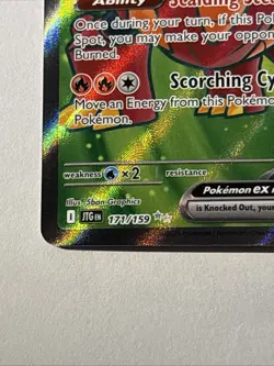 Volcanion ex Ultra Rare Holofoil SV09: Journey Together 171/159 NM Pokemon TCG - Image 5