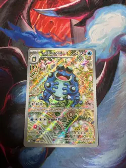 Seismitoad 105/086 Pokemon TCG SV Black Bolt NM - Image 1