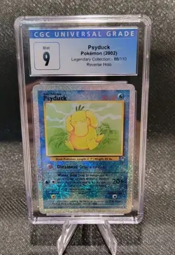 Pokemon Psyduck Legendary Collection Reverse Holo PSA 9 WOTC - Image 2