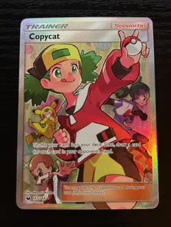 Copycat 163/168 Celestial Storm Full Art Trainer Supporter Holo NM Pokemon - Image 1