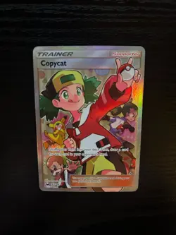 Copycat 163/168 Celestial Storm Full Art Trainer Supporter Holo NM Pokemon - Image 2