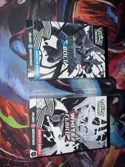 Black Bolt + White Flare Booster Bundle Lot 2 Boxes Zekrom Reshiram Pokemon TCG - Image 1