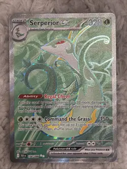 Serperior Ex 156/86 Double Rare Sv: Black Bolt NM/M Pokemon TCG - Image 1