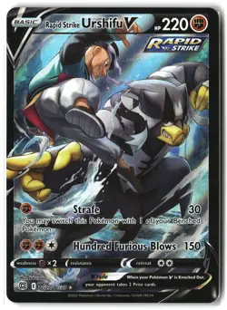 Rapid Strike Urshifu V ⭐ TG20/TG30 Holo Brilliant Stars Pokemon NM - Image 1