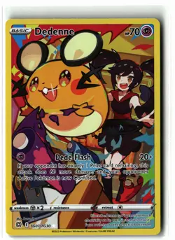 Dedenne ⭐ TG07/TG30 Holo Brilliant Stars Trainer Gallery Pokemon NM - Image 1