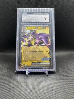 Pokemon CGC 9 Toxtricity ex Illustration Contest Winner Promo 215 Black Star - Image 1