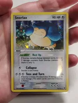 Pokemon TCG Snorlax Holo Rare FireRed & LeafGreen 15/112 - Image 1