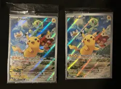 LOT OF 2 - Pikachu #27 SEALED Pokemon Black Star Promo - Paldea Evolved - Image 1
