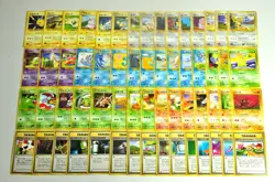 Pokemon card LOT 60 Neo Genesis Old Back Japanese Togepi Pikachu Cyndaquil etc.. - Image 1