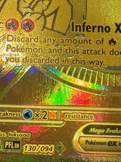 Pokemon Mega Charizard X ex 130/094 Phantasmal Flames Holo Mega Hyper Rare - Image 3