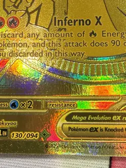 Pokemon Mega Charizard X ex 130/094 Phantasmal Flames Holo Mega Hyper Rare - Image 4