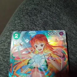 ONE PIECE Card Nami UC OP10-033 Japanese Saikyo Jump Promo - Image 2