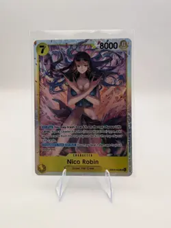 Nico Robin EB03-055 SR Foil English One Piece TCG Card Near Mint - Image 1