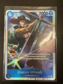 Dracule Mihawk OP09-048 SR Emperors in the New World One Piece TCG English - Image 1