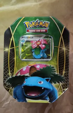pokemon collectors tin Venusaur EX 2014 Excellent condition,Used,original card - Image 1
