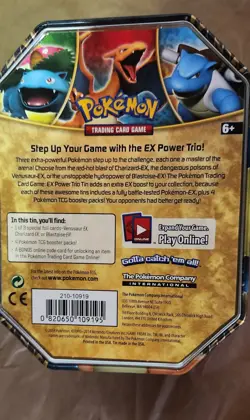 pokemon collectors tin Venusaur EX 2014 Excellent condition,Used,original card - Image 2