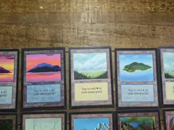 COLLECTORS' EDITION Lot 15 Cards Magic The Gathering MTG Vintage NM Crisp Land - Image 4