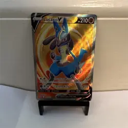 Pokemon Lucario V Ultra Rare Full Art Holo Card HP 210 Fighting Type - Image 1