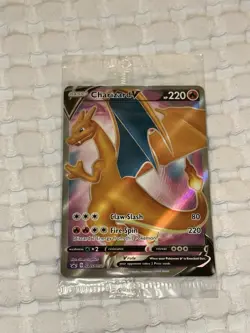 Pokemon Champions Path Charizard V SWSH050 Promo Full Art Card Sealed - Image 2