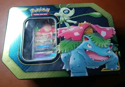 Pokemon Card Lot 160 Cards + 1 GX Guaranteed in Venusaur Tin - Image 1