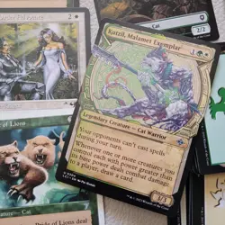 Cute Kutzil, Malamet Exemplar ***CATS*** TRIBAL COMMANDER DECK OF 100 MTG Cards - Image 1