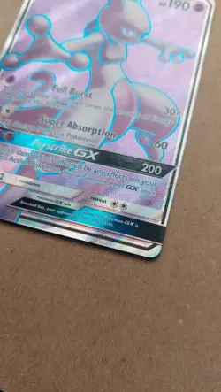 Pokemon Card - Mewtwo GX (Full Art) 72/73 Shining Legends Holo NM - Image 2