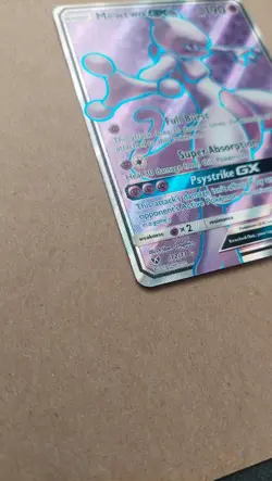 Pokemon Card - Mewtwo GX (Full Art) 72/73 Shining Legends Holo NM - Image 3