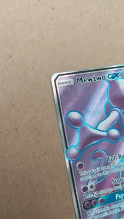Pokemon Card - Mewtwo GX (Full Art) 72/73 Shining Legends Holo NM - Image 5