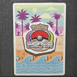 Pokemon TCG TAPU LELE GX 60/145 Kabu Fukase 2017 World Championships NM Card - Image 2