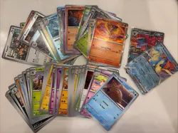 Phantasmal Flames Bulk Pokemon Cards 50 Normal, 20 Holo 60 Total 2EX - Image 1