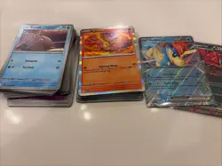 Phantasmal Flames Bulk Pokemon Cards 50 Normal, 20 Holo 60 Total 2EX - Image 2