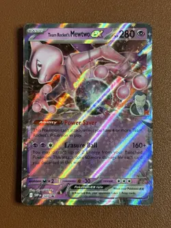 Team Rocket's Mewtwo ex 205 Sv: Scarlet & Violet Promo Cards Holo - Image 2