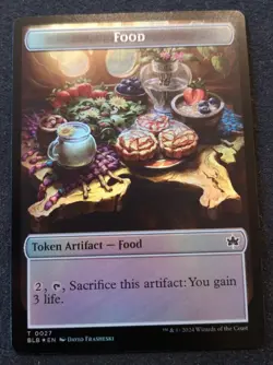 Food / Bushy Bodyguard Token - Foil - BLB - MTG - NM - EN - 0027/0020 - Image 1