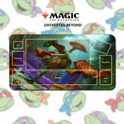 Playmat Mickey - MTG Magic The Gathering x TMNT Teenage Mutant Ninja Turtles - Image 2