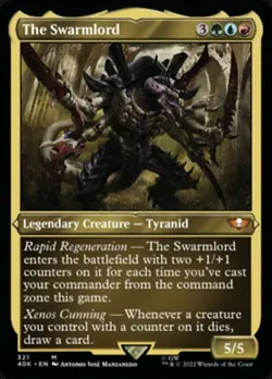 1x The Swarmlord ~~ Thick Stock (321) NM-Mint, English Commander: Universes Beyo - Image 1