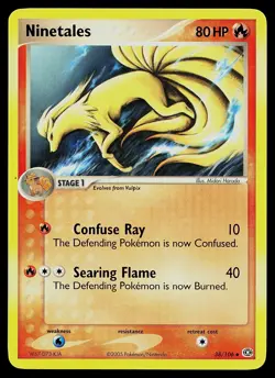 Pokemon Card - Ninetales Emerald 38/106 Uncommon - Image 1