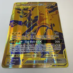 Pokemon Pikachu & Zekrom GX SM248 Sun & Moon Black Star Promo Holo Tag Team - Image 1