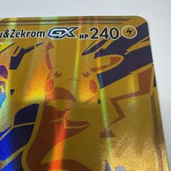 Pokemon Pikachu & Zekrom GX SM248 Sun & Moon Black Star Promo Holo Tag Team - Image 3