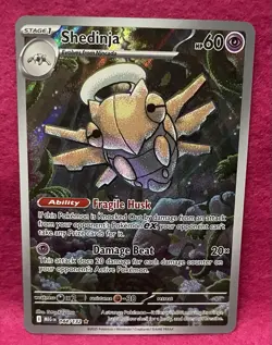 ✨Shedinja 144/132 ✨Mega Evolution Full Art Holo Pokemon TCG - Image 2