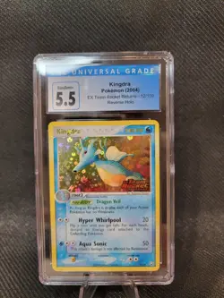 Kingdra 12/109 NM Stamped Reverse Holo Ex Team Rocket Pokemon Card EX+ STAMPED - Image 2
