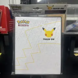 Pokemon 25th Anniversary First Partner Collectors Binder PIKACHU Jumbo Oversized 820650809606 - Image 1