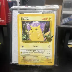 Pokemon 25th Anniversary First Partner Collectors Binder PIKACHU Jumbo Oversized 820650809606 - Image 2