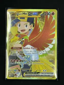 Ethan’s Ho-Oh EX 239/182 Hyper Rare Destined Rivals Gold Pokemon TCG NM - Image 1