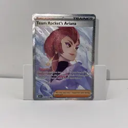 Team Rocket’s Ariana 237/182 Full Art Secret Rare Pokemon SV Destined Rivals NM - Image 1