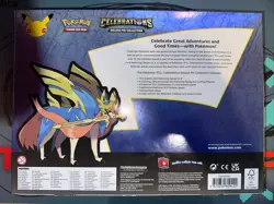 Pokemon Tcg Celebrations 25th Anniversary Deluxe Pin Collection Box Zacian 820650809422 - Image 2