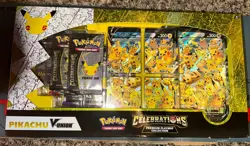 Pokemon Celebrations 25th Anniversary Pikachu V-Union Premium Playmat Collection 820650809897 - Image 1