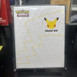 Pokemon 25th Anniversary First Partner Collectors Binder PIKACHU Jumbo Oversized 820650809606 - Image 1