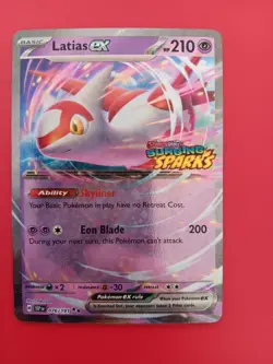 Pokemon Latias ex 076/191 Scarlet & Violet: Surging Sparks Double Rare Holo - Image 1