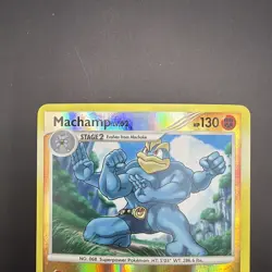2008 Machamp 20/100 Pokemon Stormfront Reverse Holo Near Mint - Image 4