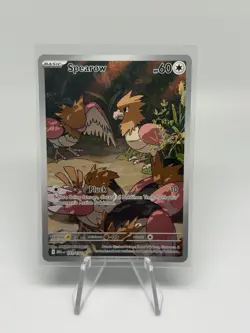 Spearow 151/132 Me01: Mega Evolution Illustration Rare Holo Pokemon NM - Image 1